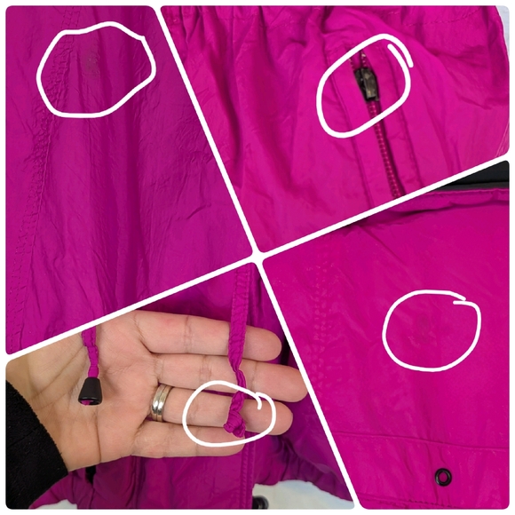 VTG 90s Hot Pink Tyrolia by Head Ski Jacket Retro Eclectic Maximalist Outerwear - Picture 11 of 11